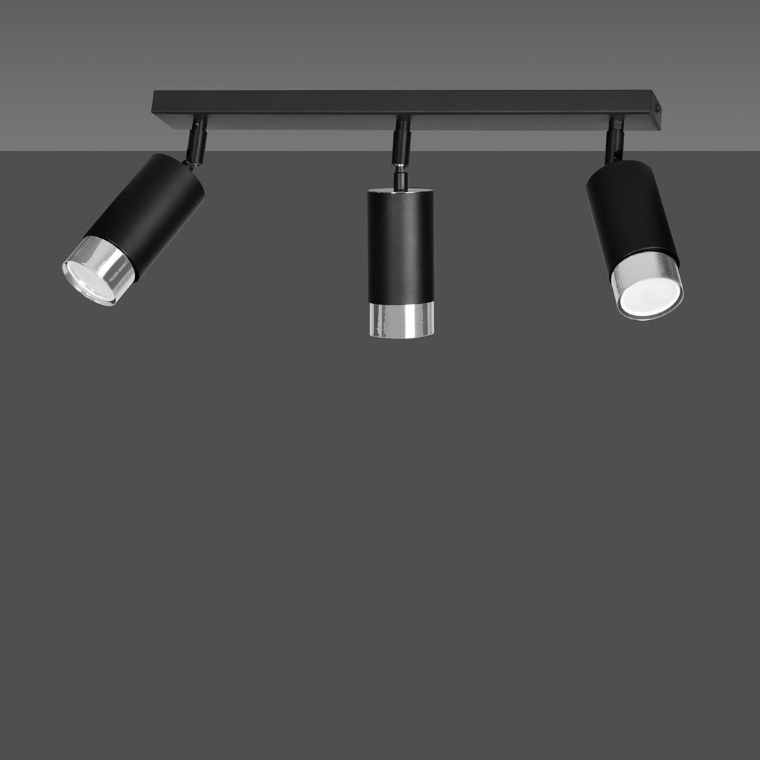 Loftlampe HIRO 3 - Sort - Nordic Unique
