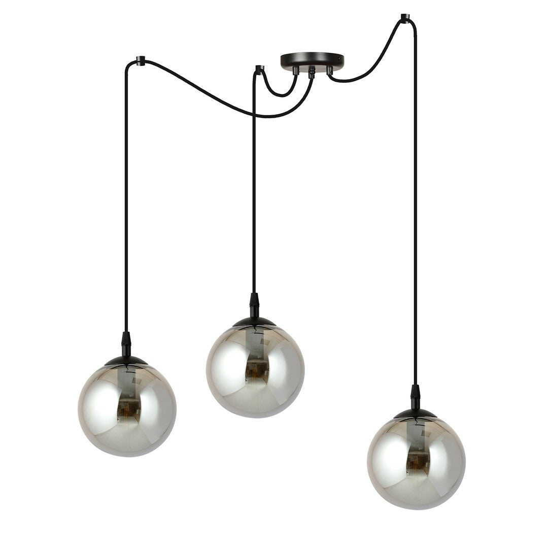 Loftlampe GIGI 3 - Sort / Grafit - Nordic Unique