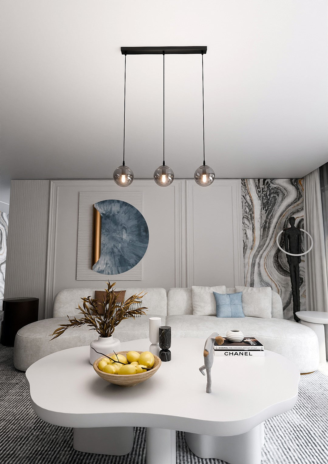 Loftlampe COSMO 3 - Sort / Grafit - Nordic Unique