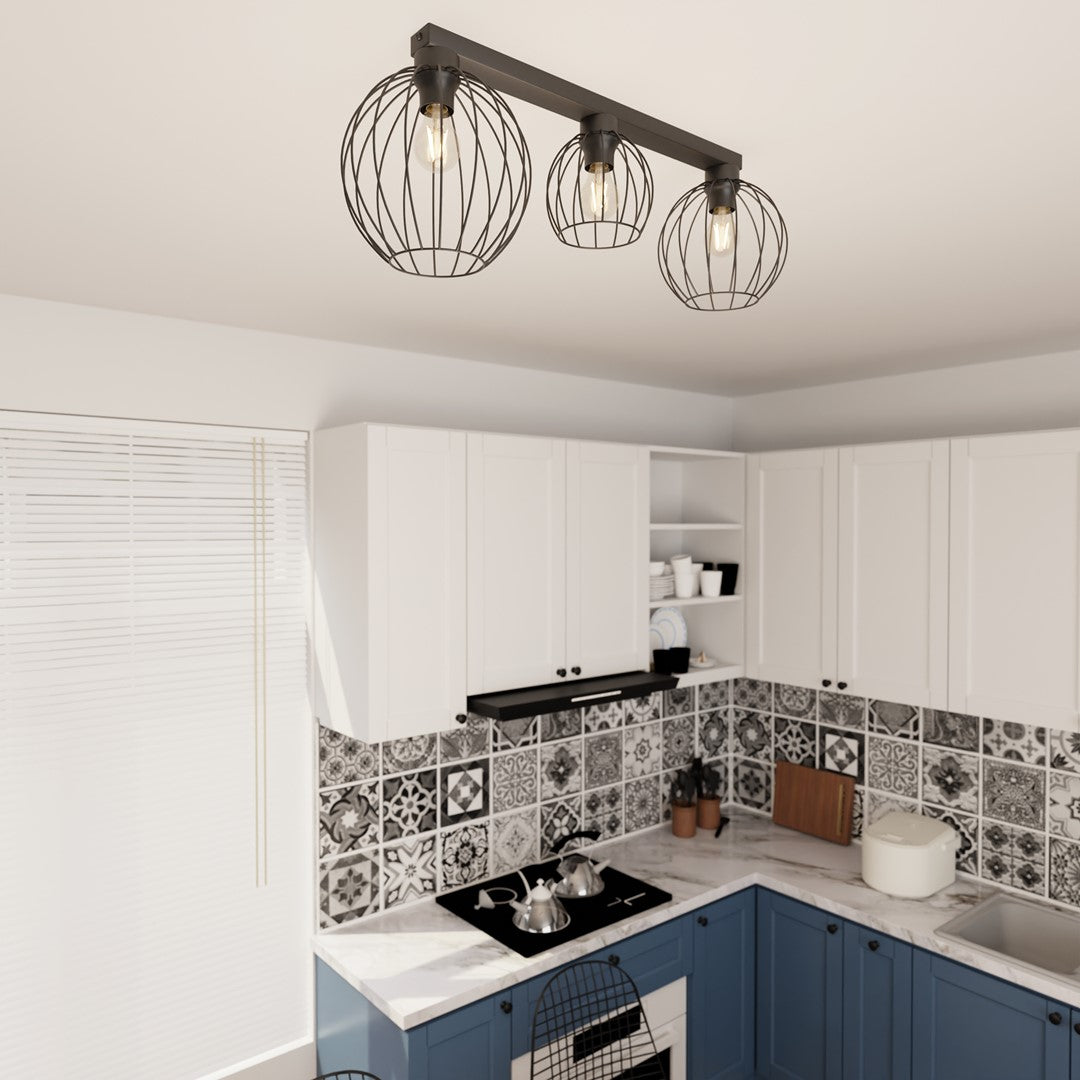 Loftlampe NEST 3 - Sort - Nordic Unique