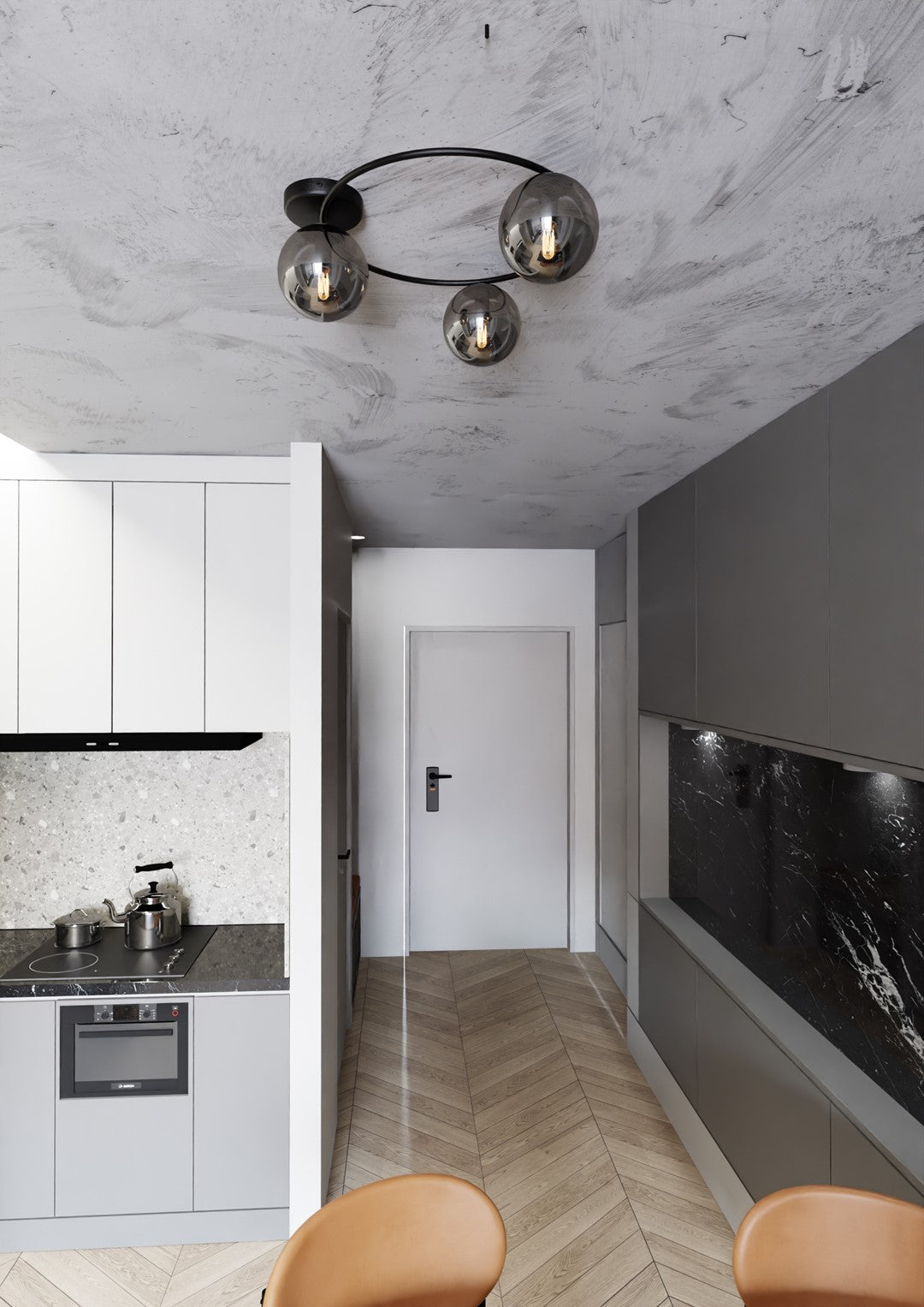 Loftlampe SOPRA 3 - Sort / Grafit - Nordic Unique