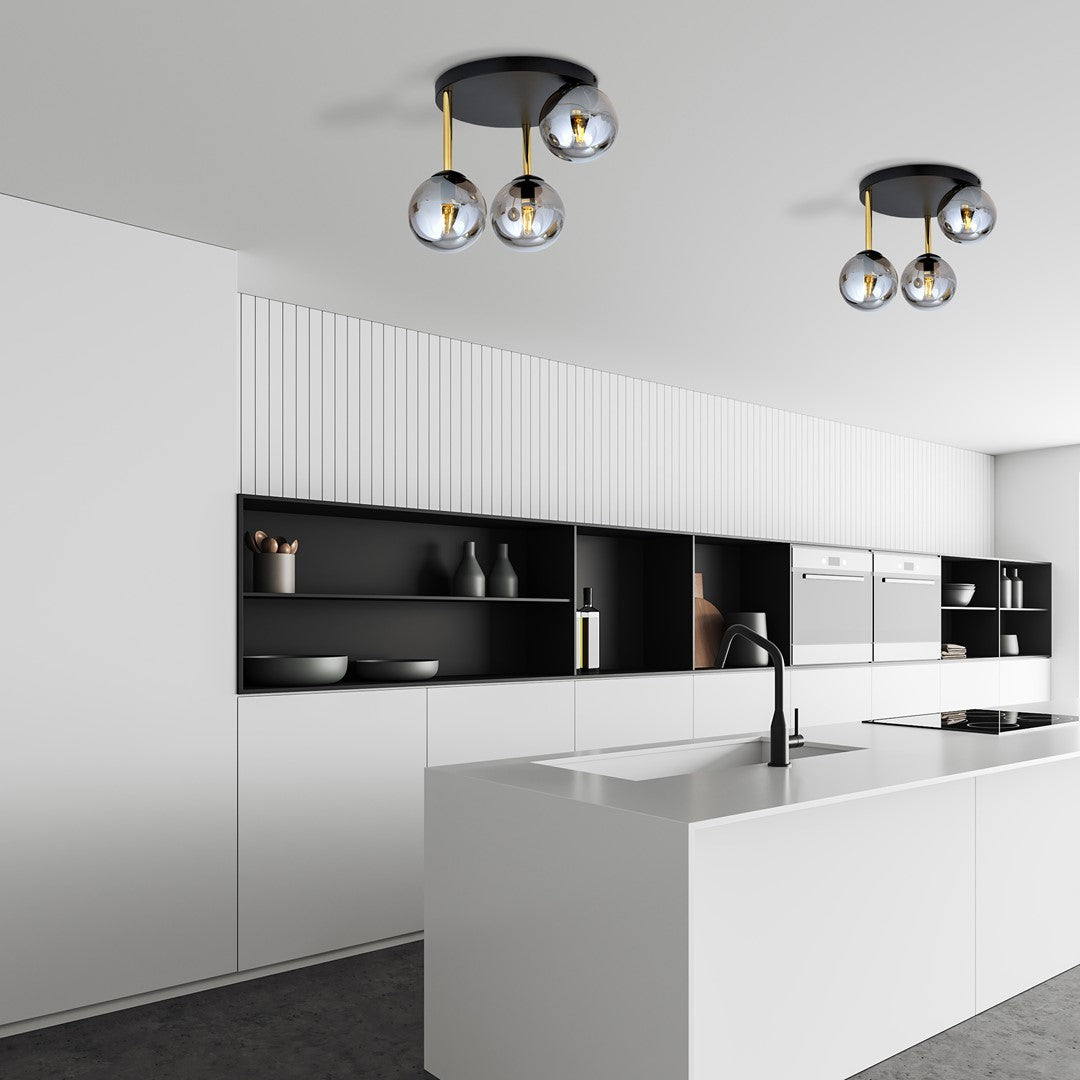 Loftlampe DOLCE 3 - Sort / Grafit - Nordic Unique