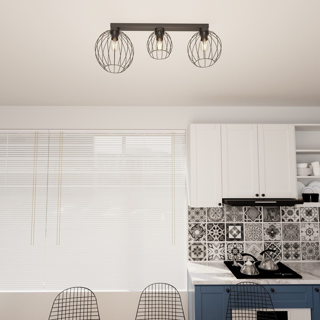 Loftlampe NEST 3 - Sort - Nordic Unique