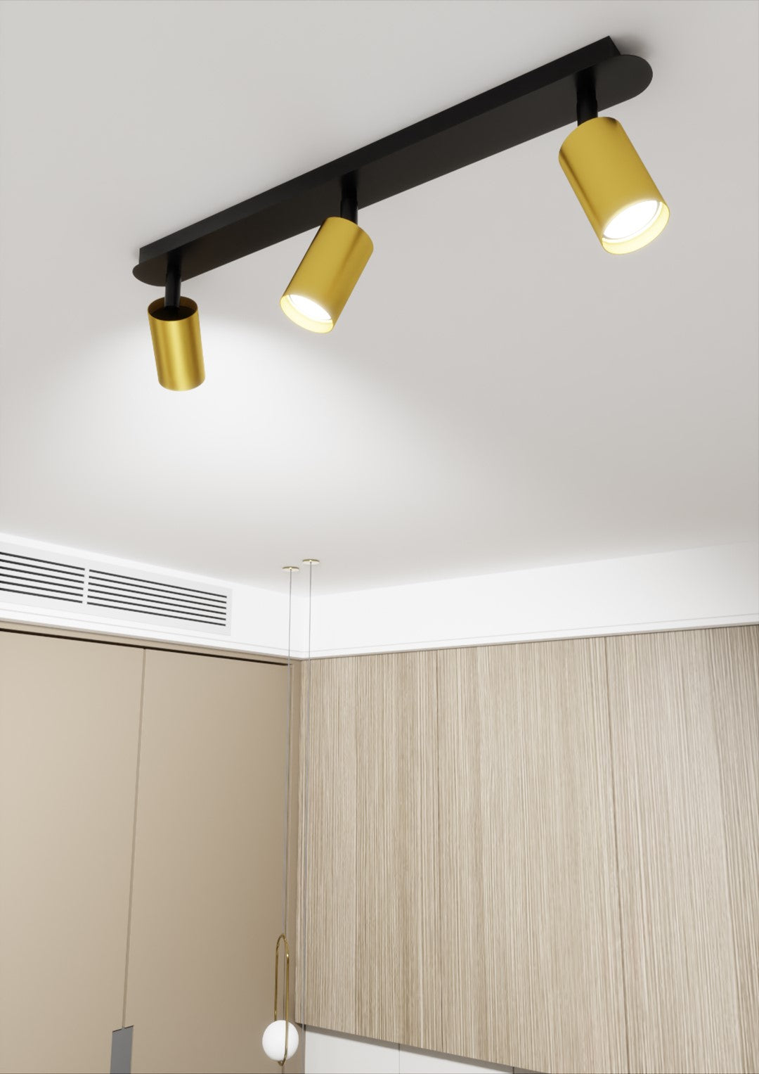 Loftlampe ZEN 3 - Sort / Guld - Nordic Unique