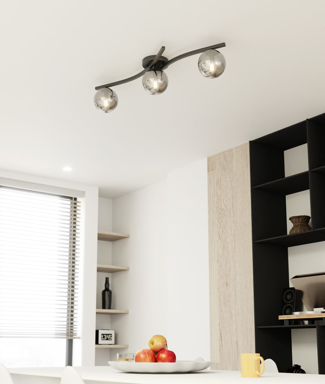 Loftlampe OPUS 3 - Sort / Grafit - Nordic Unique