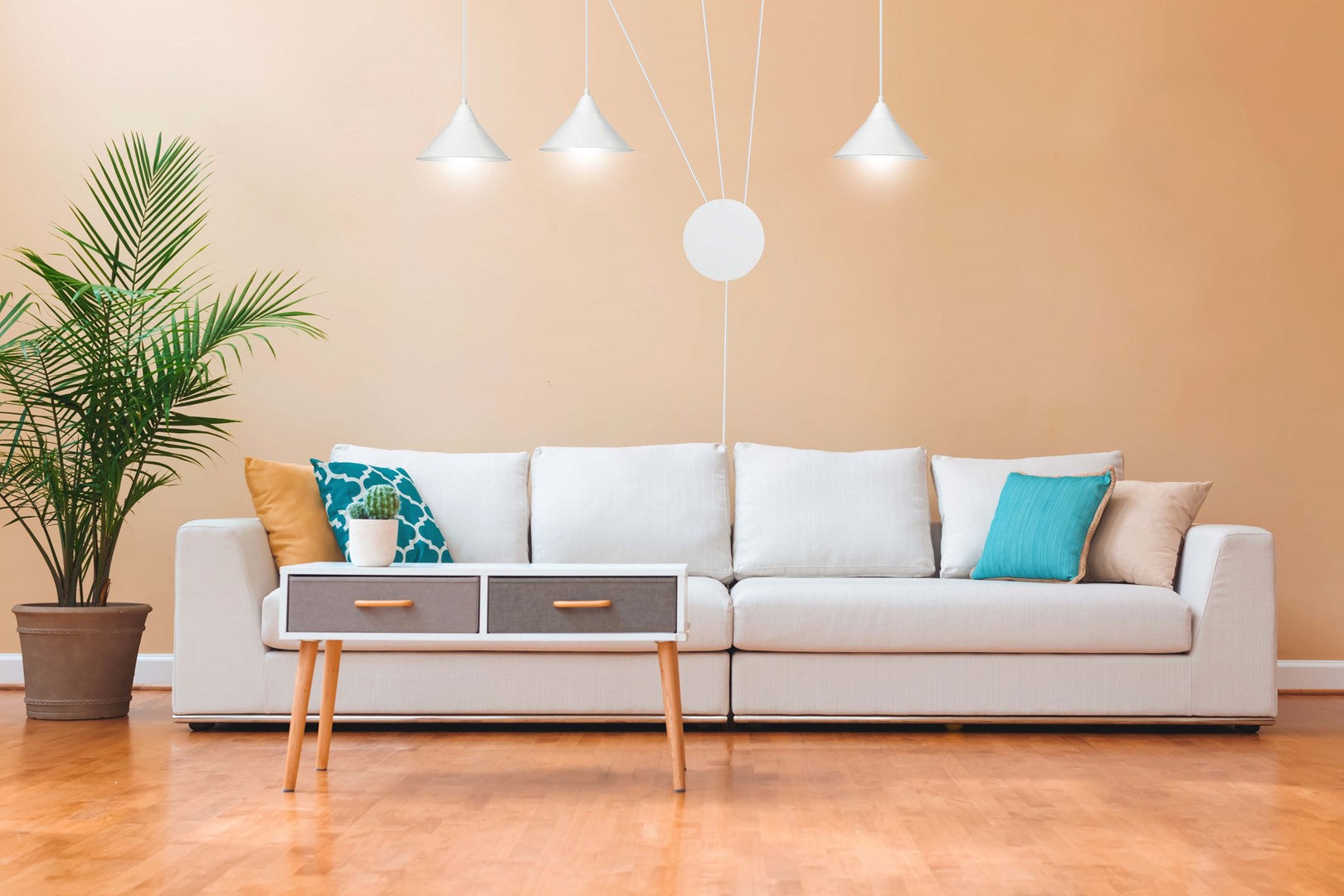 Loftlampe ABRAMO 3 - Hvid - Nordic Unique