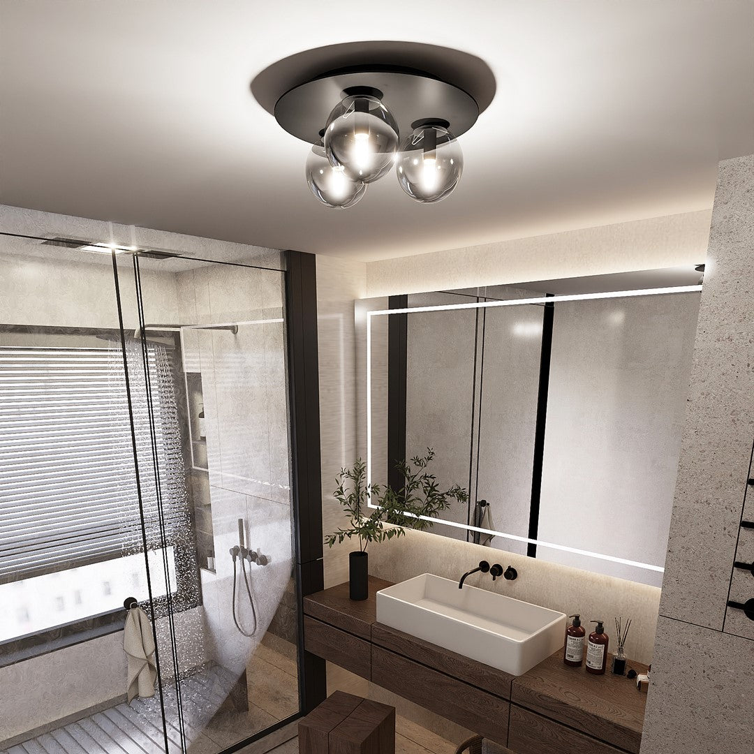 Loftlampe SOLAR 3 - Sort / Grafit - Nordic Unique