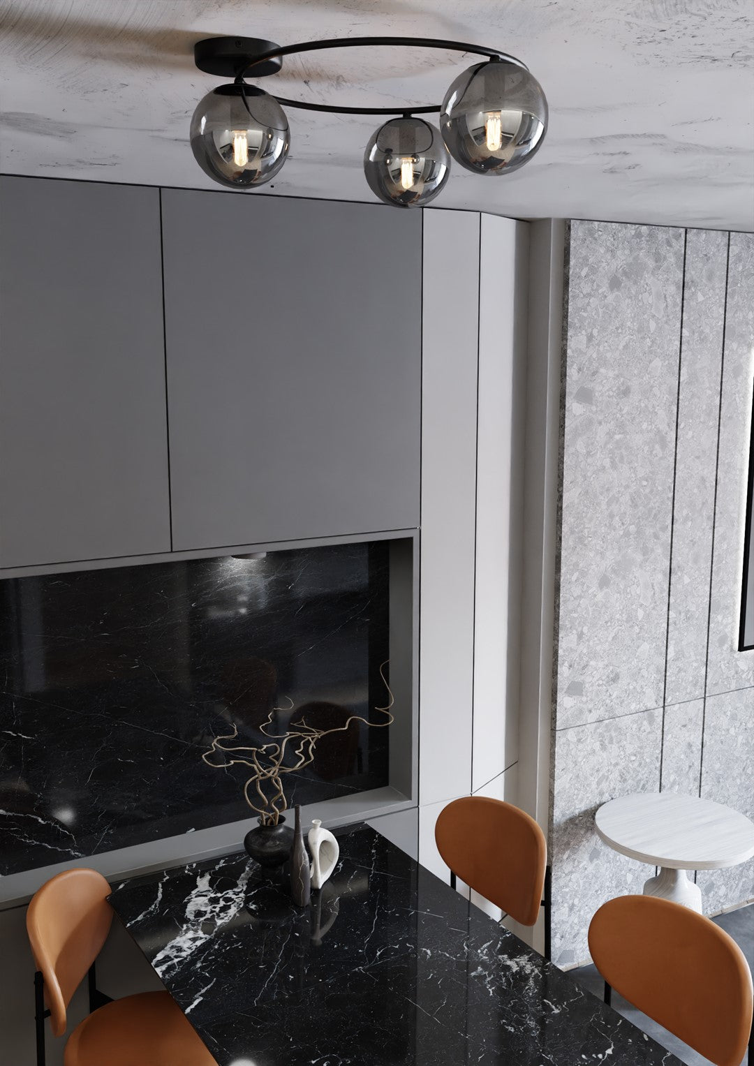 Loftlampe SOPRA 3 - Sort / Grafit - Nordic Unique