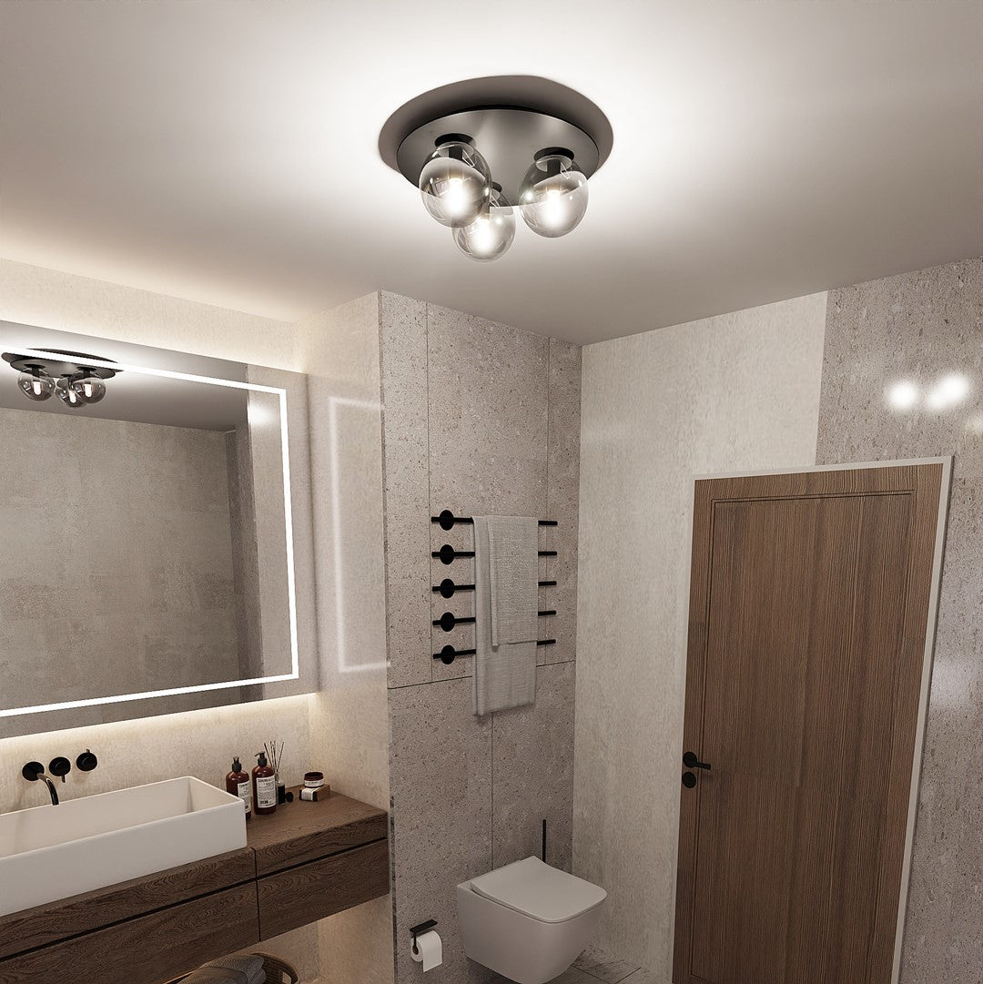 Loftlampe SOLAR 3 - Sort / Grafit - Nordic Unique