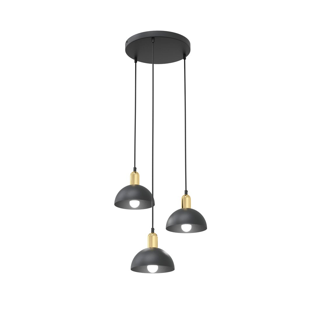 Loftlampe MOTO 3 Premium - Sort / Guld - Nordic Unique