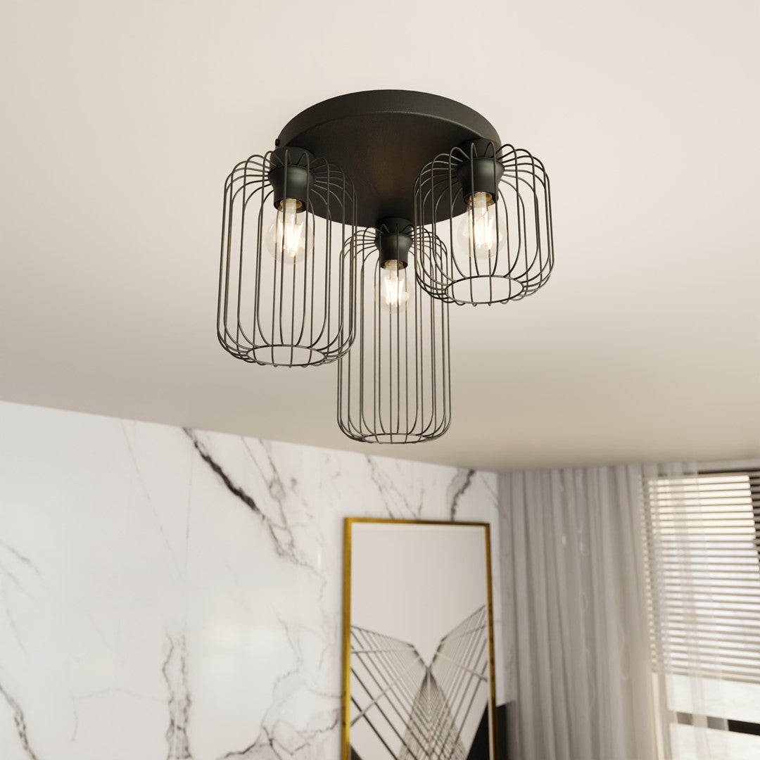 Loftlampe BARN 3 Premium - Sort - Nordic Unique