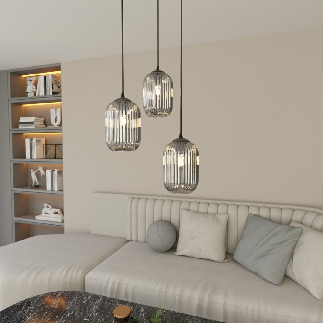 Loftlampe VERDI 3 Premium - Sort / Grafit - Nordic Unique