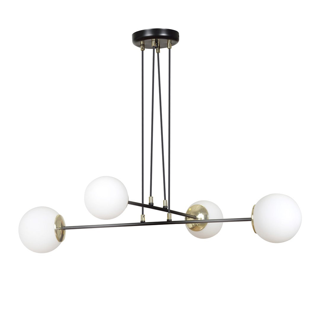 Loftlampe OGNIS 4 - Sort - Nordic Unique
