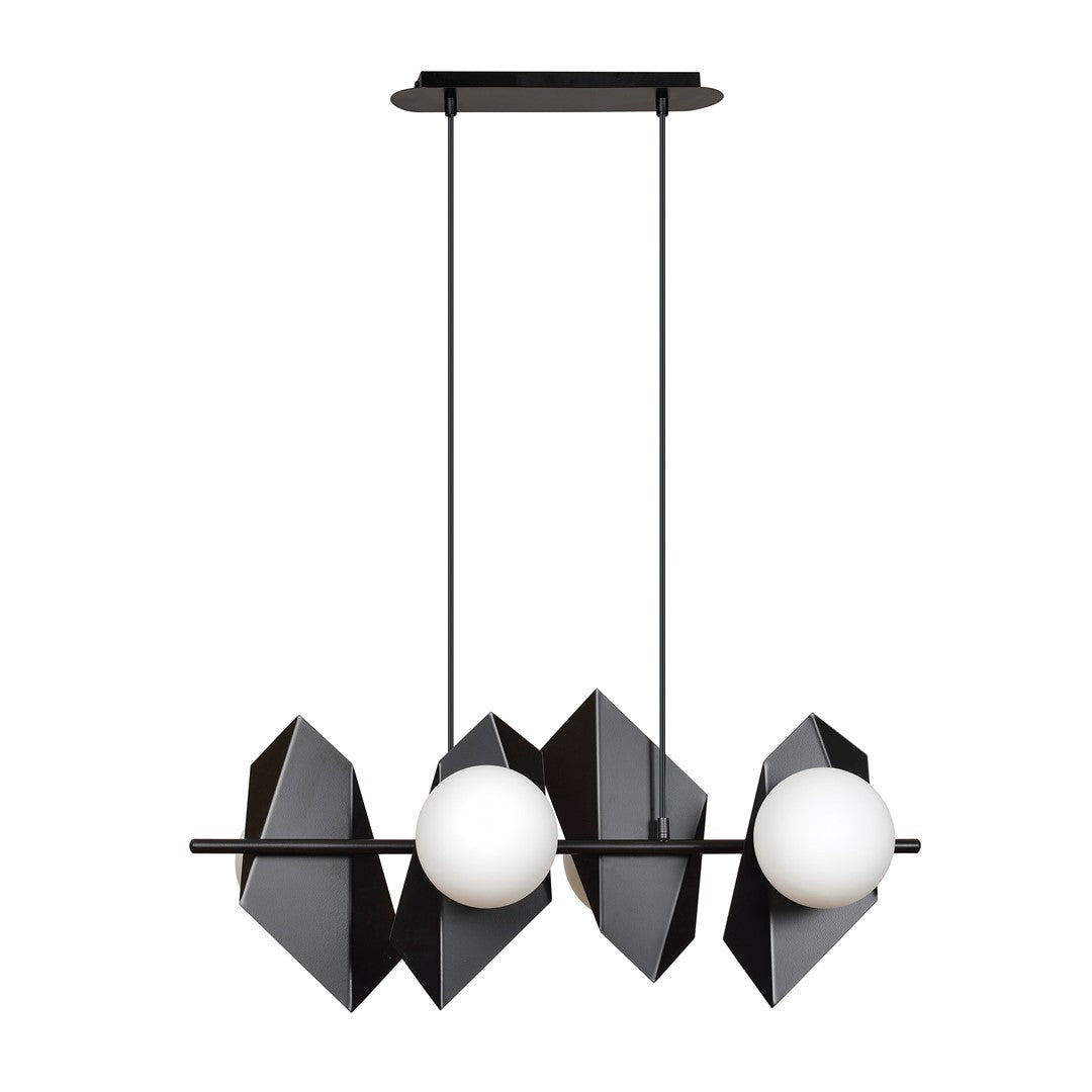 Loftlampe DRIFTON 4 - Sort / Hvid - Nordic Unique