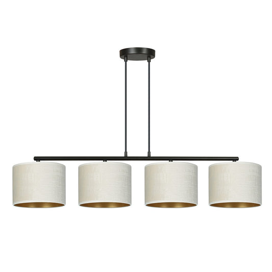 Loftlampe HILDE 4 - Sort / Hvid / Guld - Nordic Unique