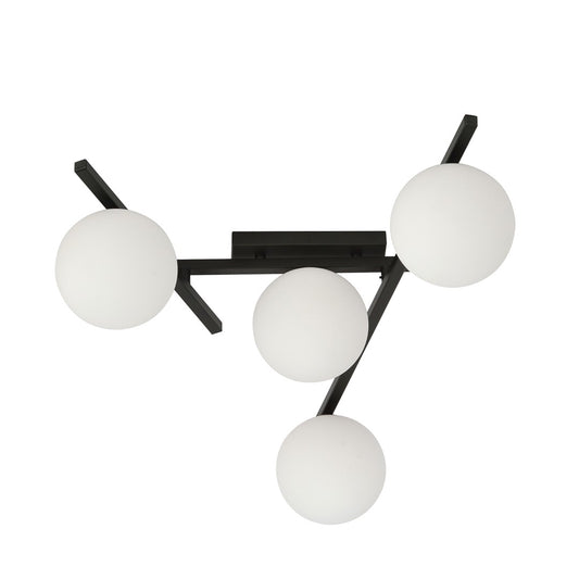 Loftlampe SMART 4 - Sort / Hvid - Nordic Unique