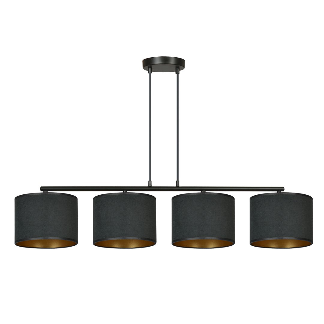 Loftlampe HILDE 4 - Sort / Guld - Nordic Unique