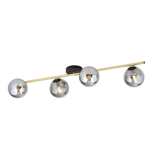 Loftlampe SPLENDI 4 - Sort / Grafit / Guld - Nordic Unique