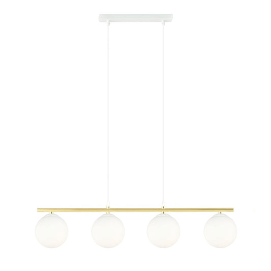 Loftlampe ALLORA 4 - Hvid / Guld - Nordic Unique