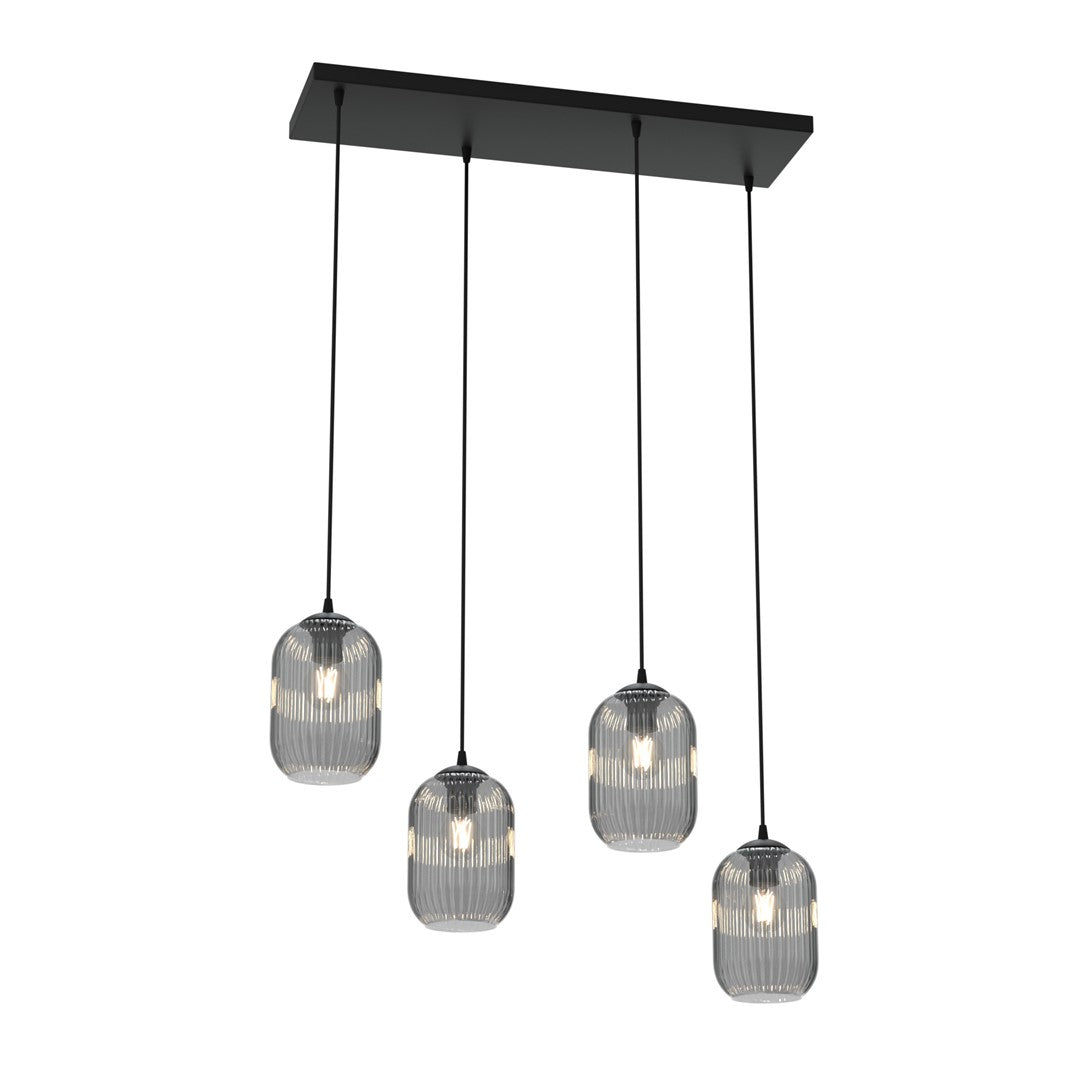 Loftlampe VERDI 4 - Sort / Grafit - Nordic Unique