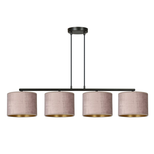 Loftlampe HILDE 4 - Sort / Rose / Guld - Nordic Unique