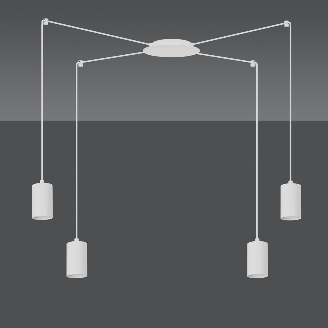 Loftlampe TRAKER 4 - Hvid - Nordic Unique