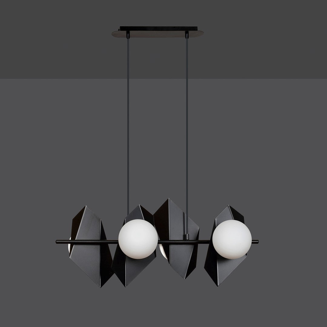 Loftlampe DRIFTON 4 - Sort / Hvid - Nordic Unique