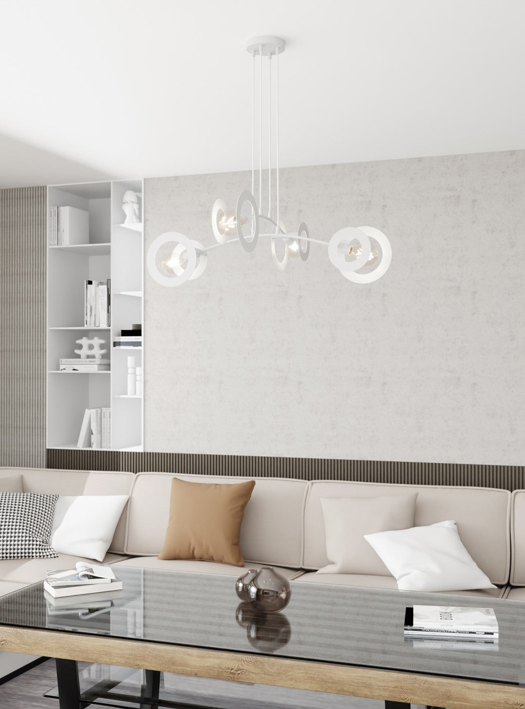 Loftlampe EUFORIA 4 - Hvid - Nordic Unique