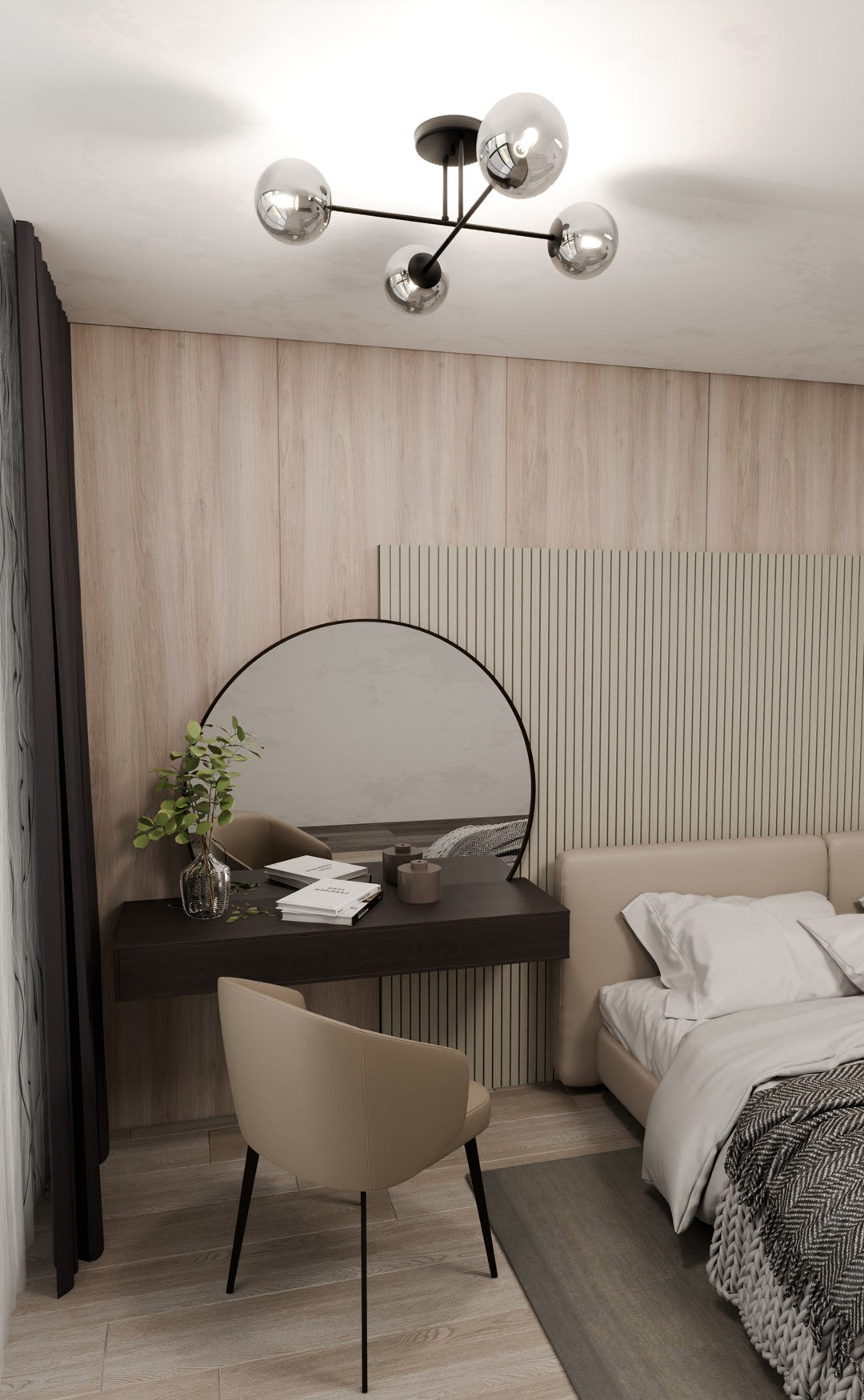 Loftlampe ROMA 4 - Sort / Grafit - Nordic Unique