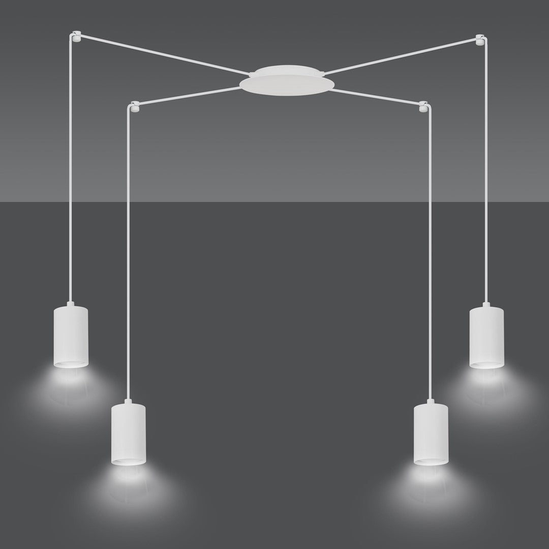 Loftlampe TRAKER 4 - Hvid - Nordic Unique