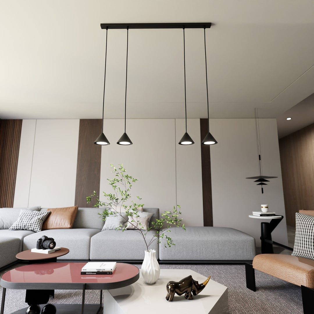 Loftlampe ELIT 4 - Sort - Nordic Unique
