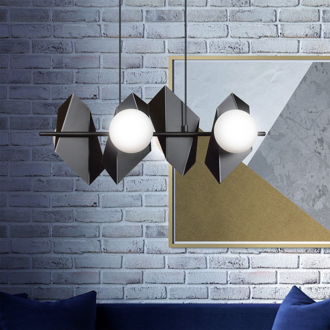 Loftlampe DRIFTON 4 - Sort / Hvid - Nordic Unique