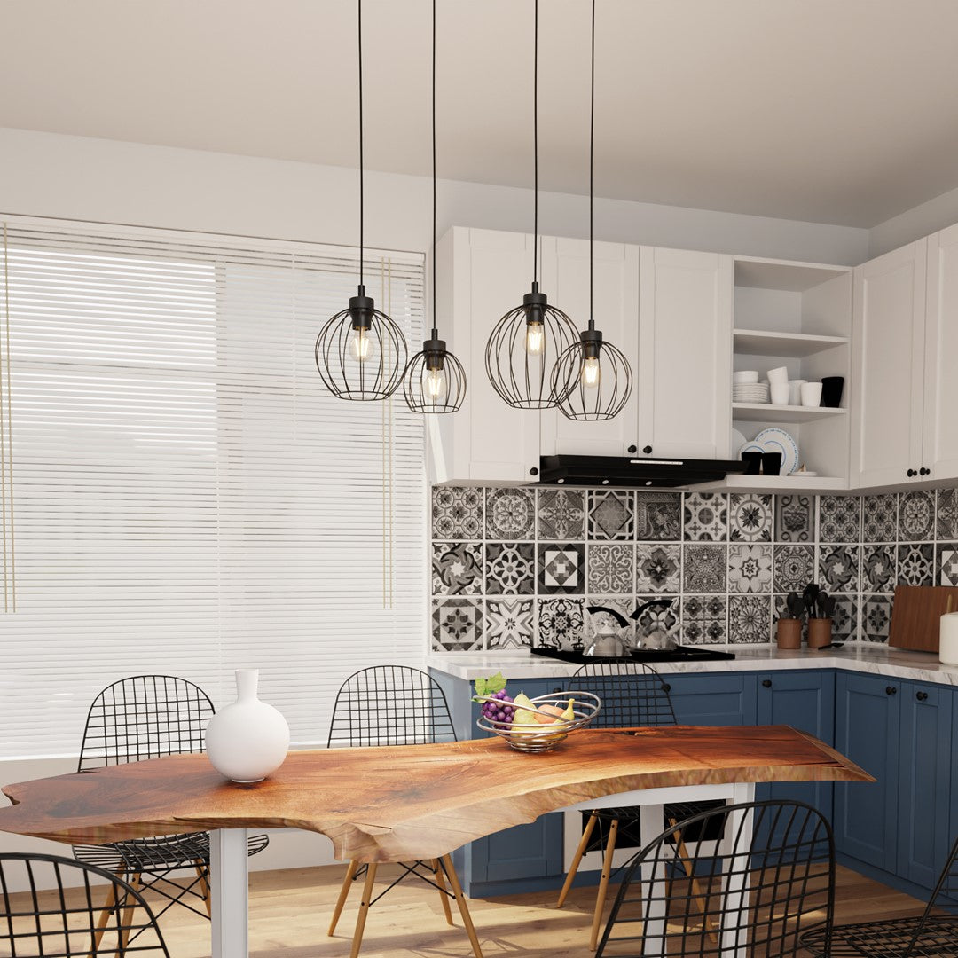 Loftlampe NANDO 4 - Sort - Nordic Unique