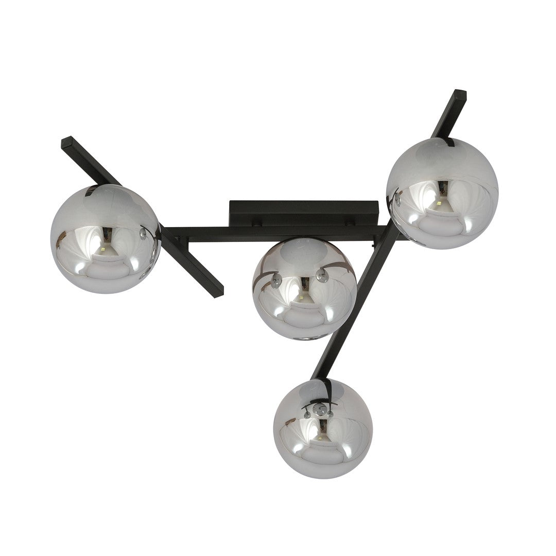 Loftlampe SMART 4 - Sort / Grafit - Nordic Unique