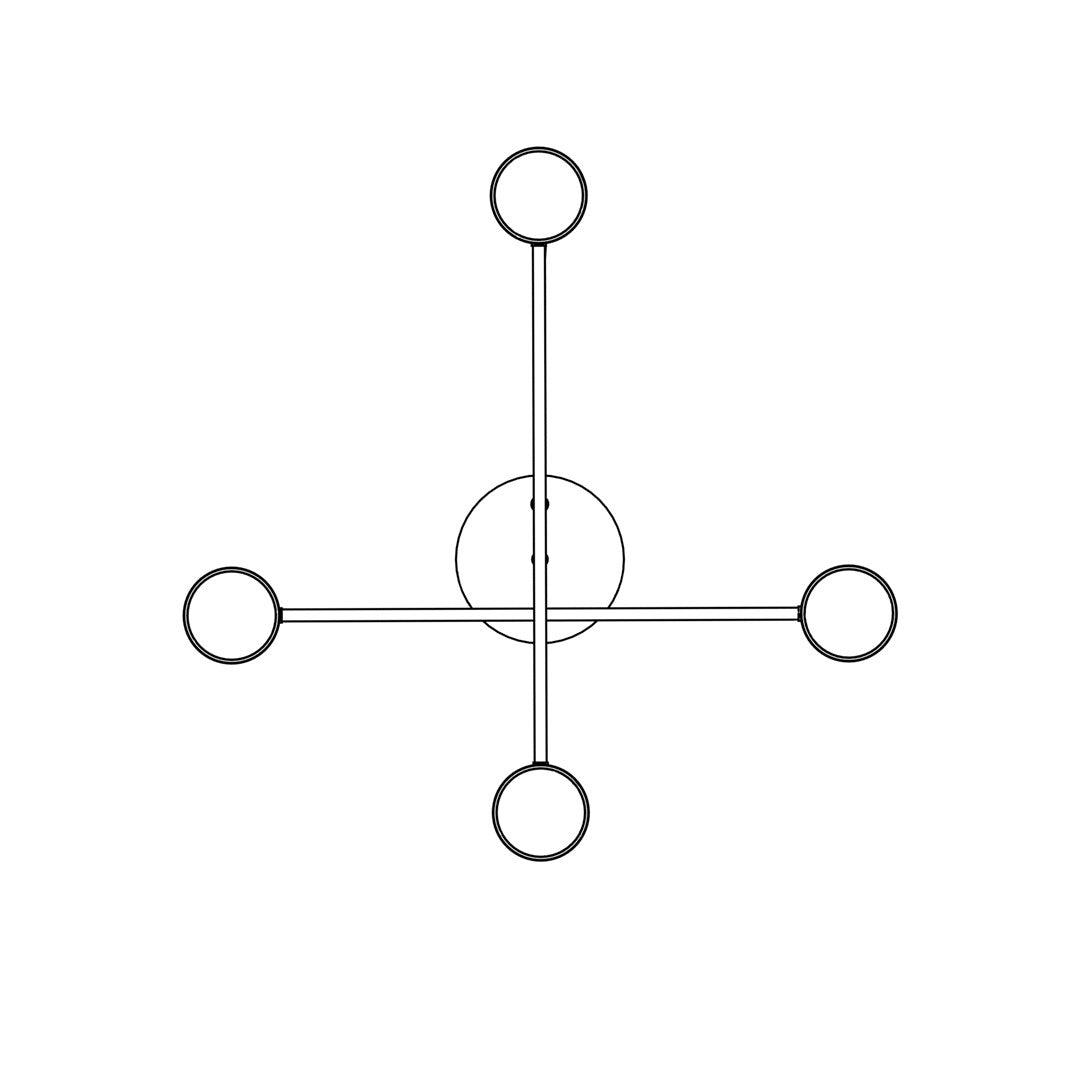 Loftlampe HALO 4 - Sort - Nordic Unique