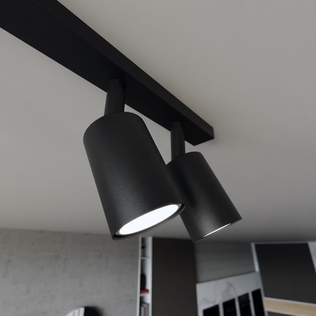 Loftlampe FLASH 4 - Sort - Nordic Unique