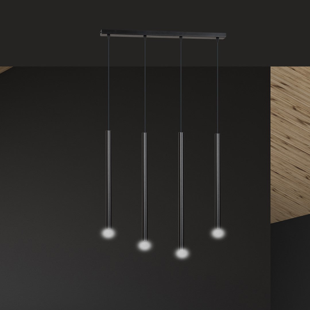 Loftlampe SELTER 4 - Sort - Nordic Unique