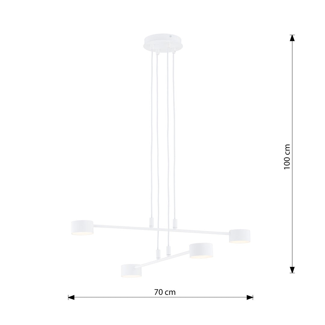 Loftlampe MODUS 4 - Hvid - Nordic Unique