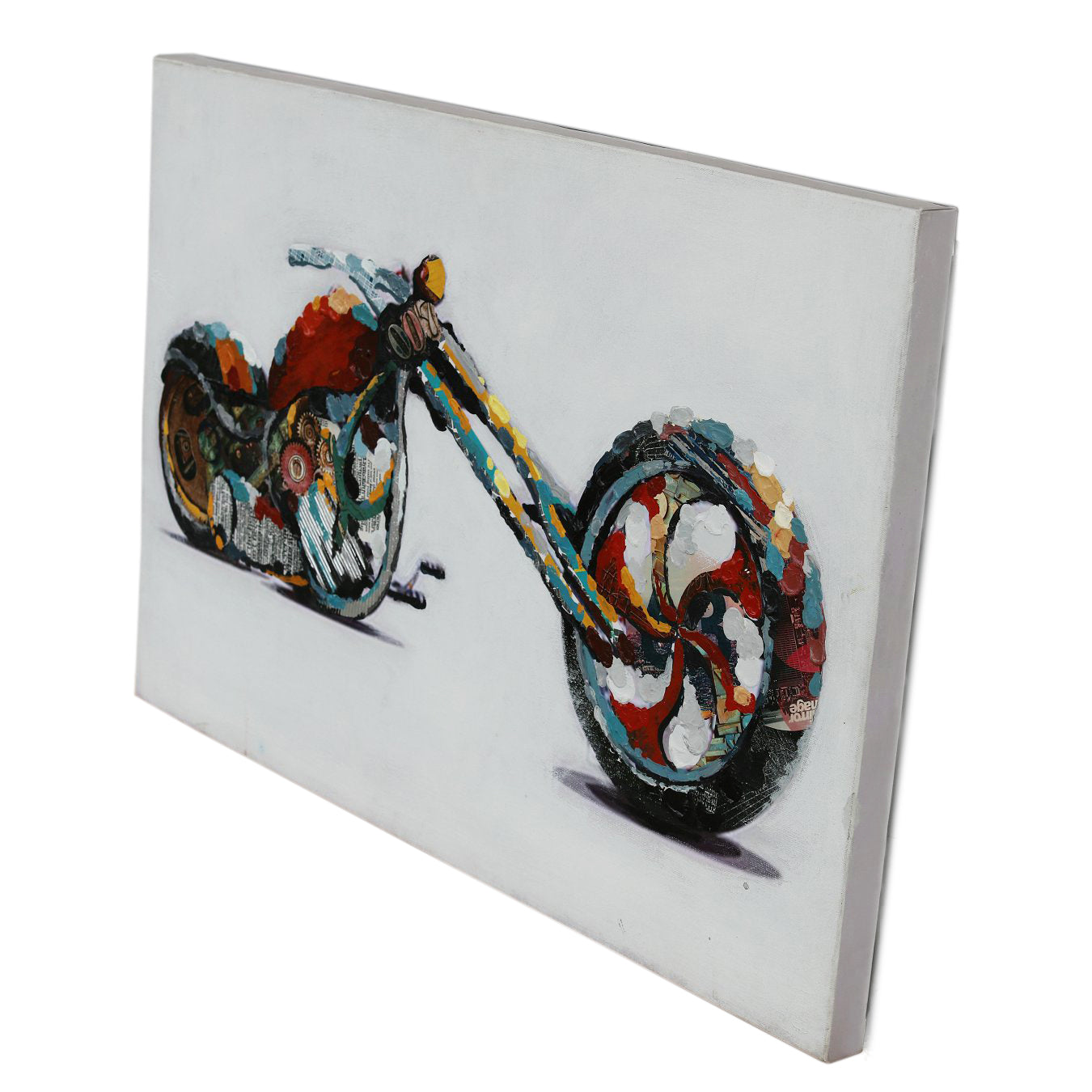 Oliemaleri Chopper – 60 x 90 cm - Nordic Unique