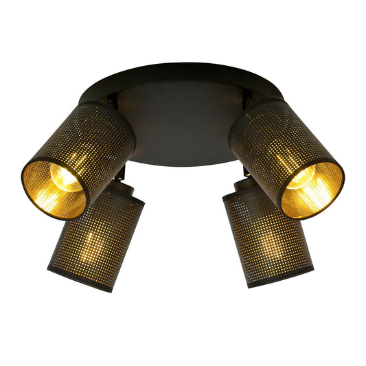 Loftlampe BRONX 4 Premium - Sort - Nordic Unique