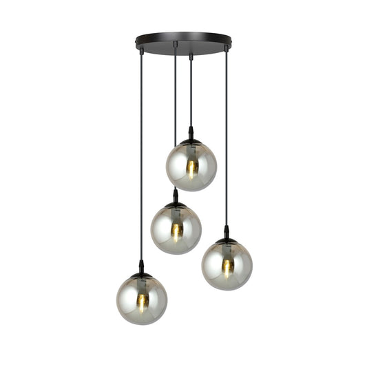 Loftlampe COSMO 4 BL Premium - Sort / Graft - Nordic Unique
