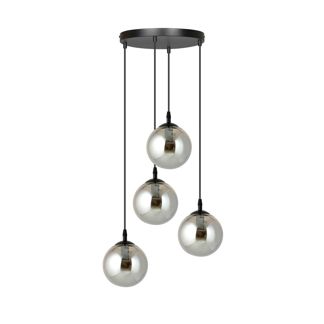 Loftlampe COSMO 4 BL Premium - Sort / Graft - Nordic Unique