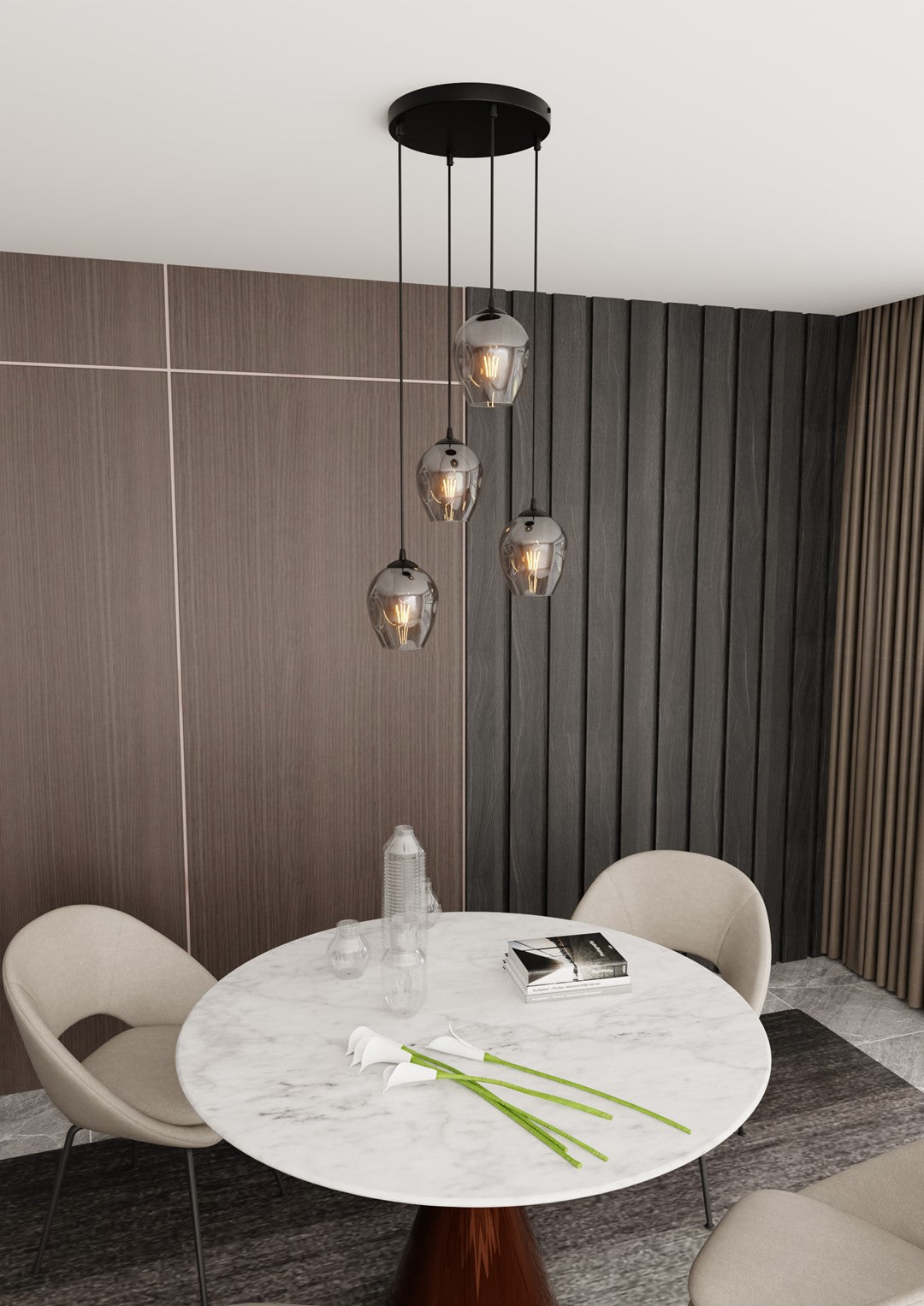 Loftlampe ISTAR 4 Premium - Sort / Grafit - Nordic Unique