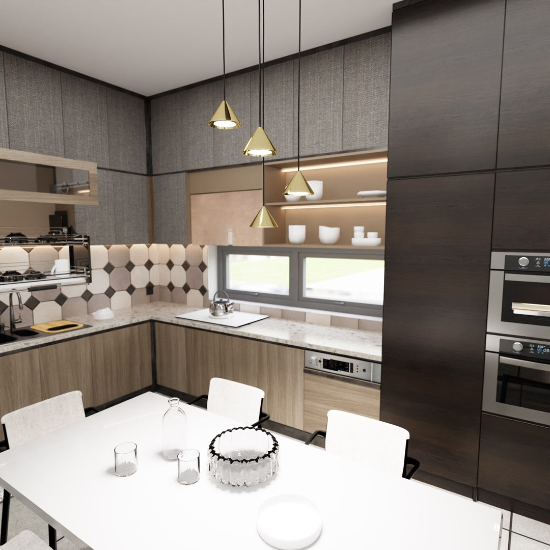 Loftlampe ELIT 4 Premium - Sort / Guld - Nordic Unique