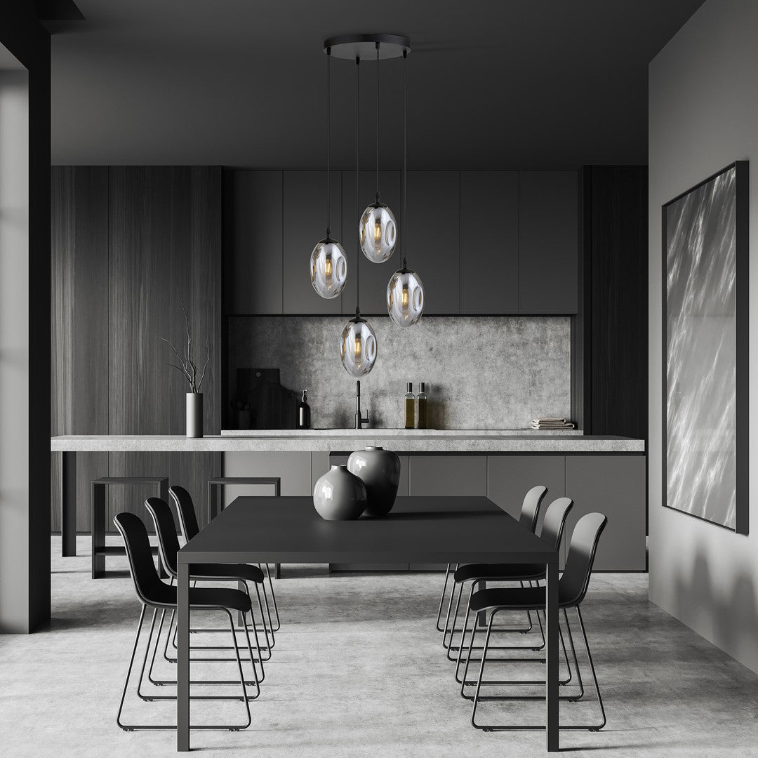 Loftlampe ASTRAL 4 Premium - Sort / Grafit - Nordic Unique