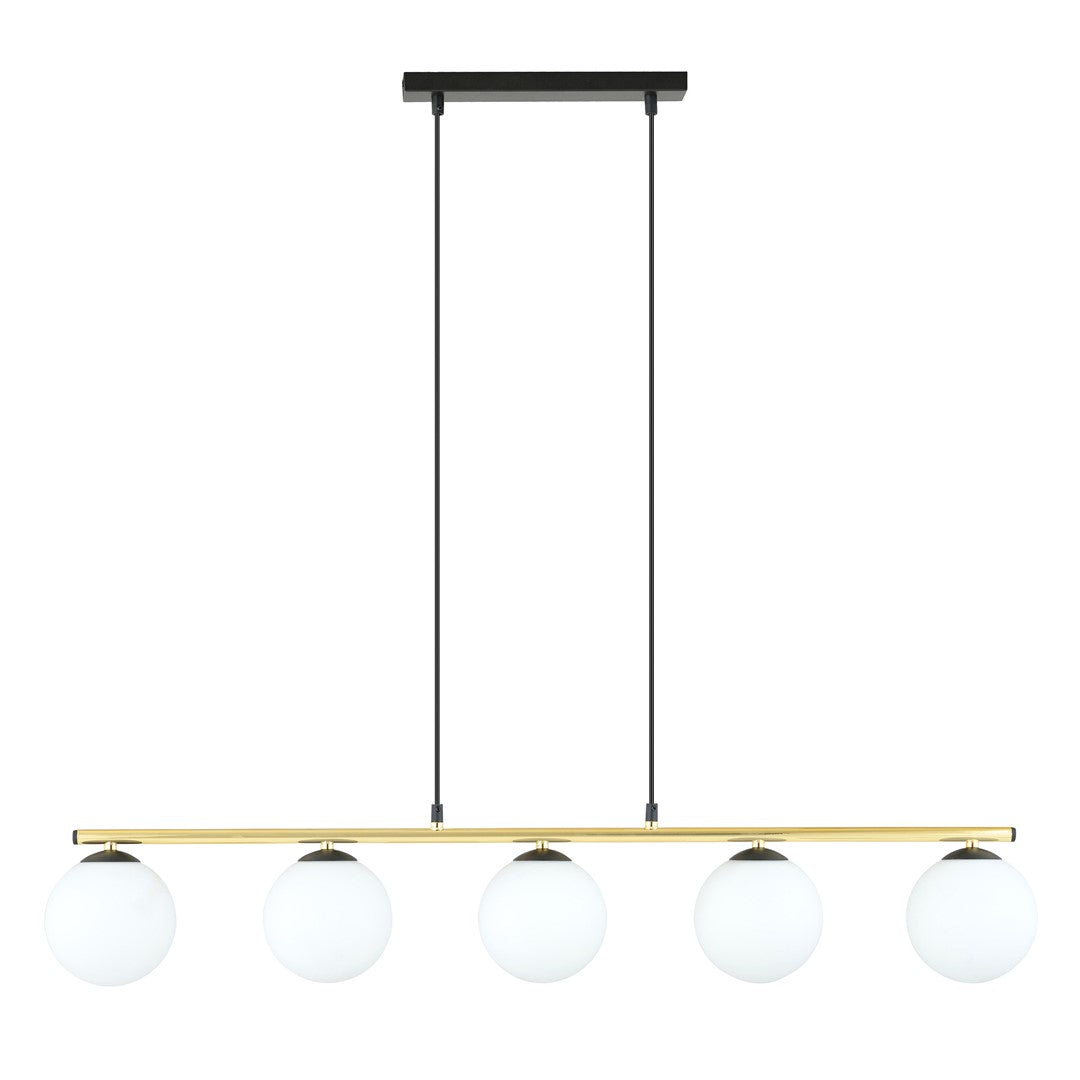 Loftlampe ALLE 5 - Sort / Hvid / Guld - Nordic Unique