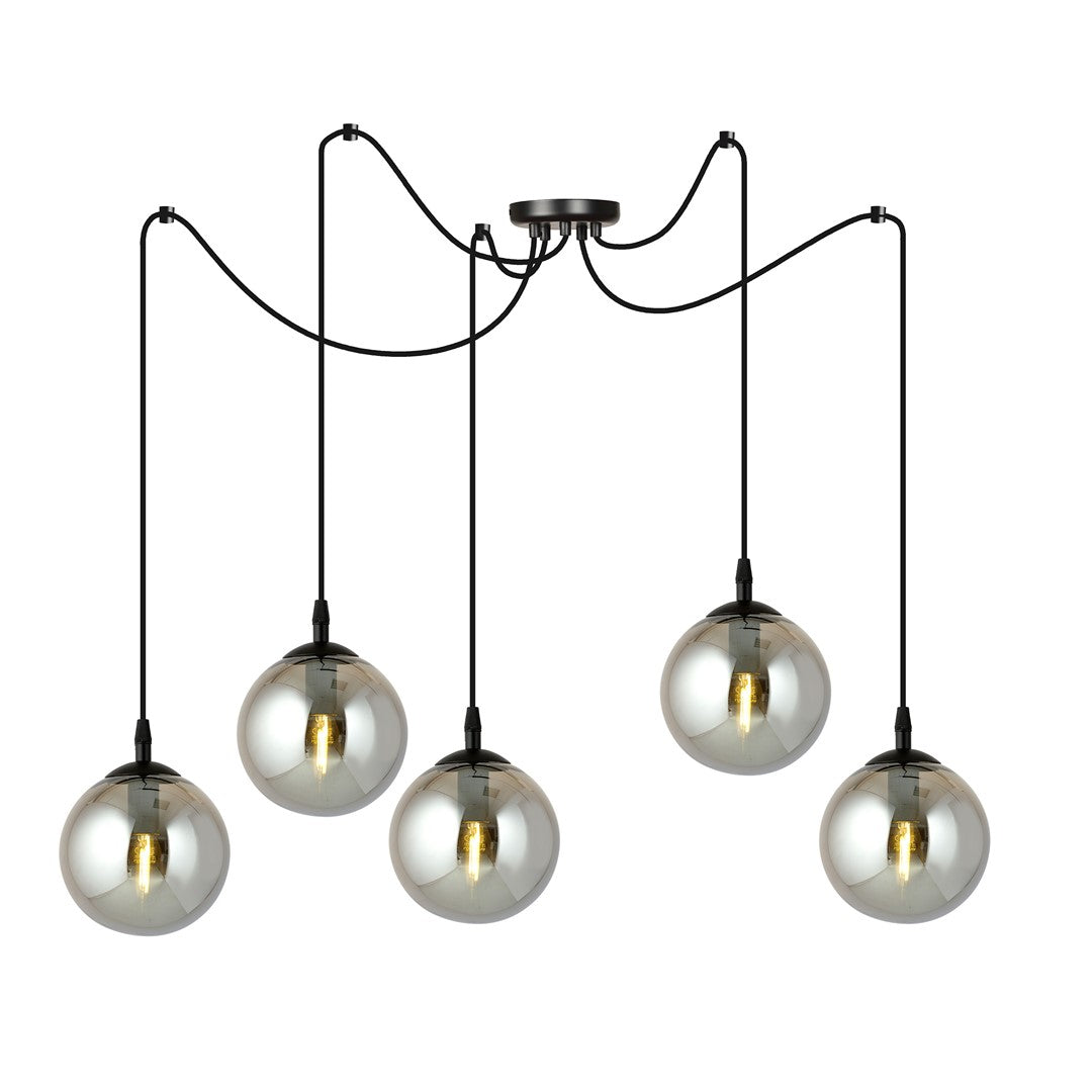 Loftlampe GIGI 5 - Sort / Grafit - Nordic Unique