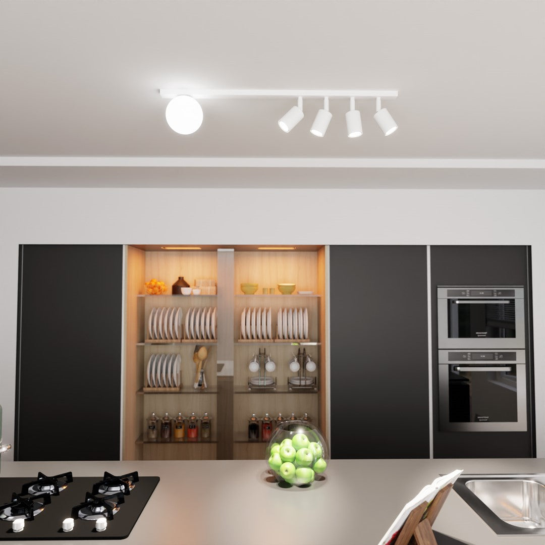 Loftlampe BASTER 5 - Hvid - Nordic Unique