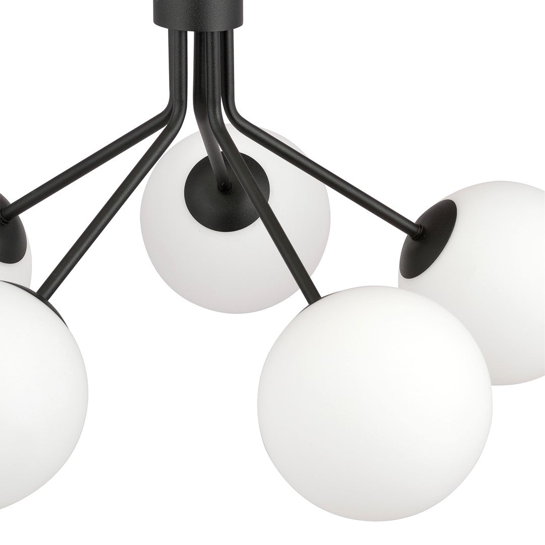 Loftlampe NOVA 5 - Sort / Hvid - Nordic Unique
