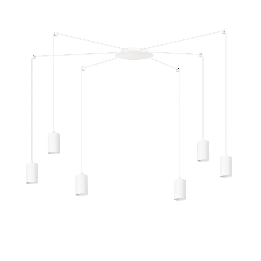 Loftlampe TRAKER 6 - Hvid - Nordic Unique
